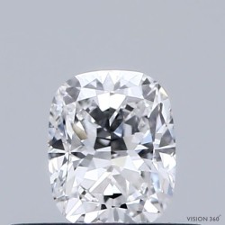 Diament szlif poduszkowy brylantowy, 0.31ct, VVS2, D, GIA 2528220241