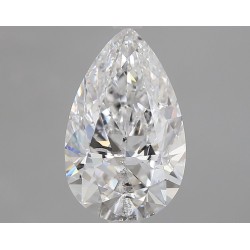Diament szlif gruszkowy, 1.7ct, SI2, E, GIA 1409226662