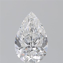 Diament szlif gruszkowy, 1.51ct, SI1, E, GIA 7538391917