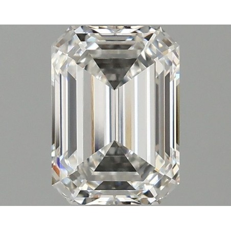 Diament laboratoryjny bezbarwny szlif szmaragdowy, 1.53ct, VVS2, E, IGI LG674512138
