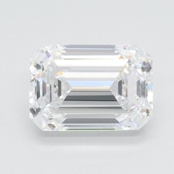 Diament laboratoryjny bezbarwny szlif szmaragdowy, 1.01ct, VVS2, D, IGI LG607336882