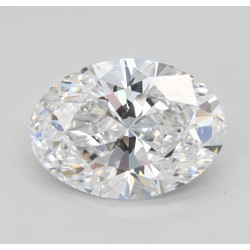 Diament laboratoryjny bezbarwny szlif owalny, 1.01ct, VVS2, D, IGI LG593389014
