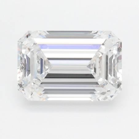 Diament laboratoryjny bezbarwny szlif szmaragdowy, 1.97ct, IF, D, IGI LG728538576