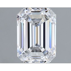 Diament laboratoryjny bezbarwny szlif szmaragdowy, 1.29ct, VVS2, D, IGI LG720575787