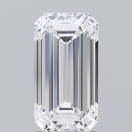 Diament laboratoryjny bezbarwny szlif szmaragdowy, 2.58ct, VVS1, D, GIA 1483468214