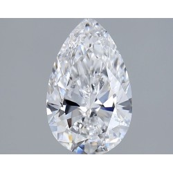 Diament laboratoryjny bezbarwny szlif gruszkowy, 1.56ct, VVS1, D, IGI LG715569845