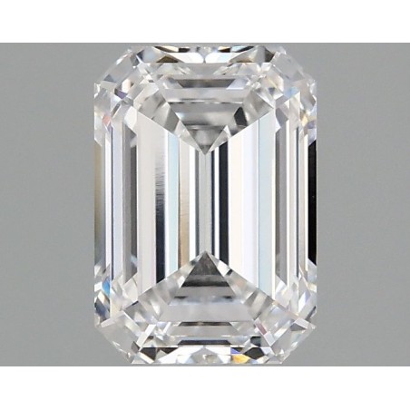 Diament laboratoryjny bezbarwny szlif szmaragdowy, 1.54ct, VVS2, D, IGI LG678576516