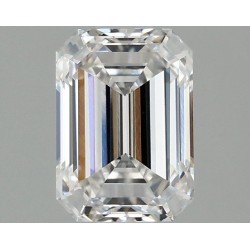 Diament laboratoryjny bezbarwny szlif szmaragdowy, 1.53ct, VVS2, E, IGI LG674557373