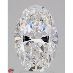 Diament laboratoryjny bezbarwny szlif owalny, 3.0ct, VVS2, E, IGI LG713546495