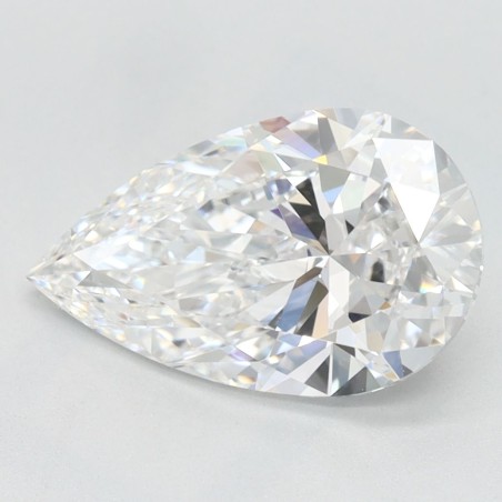 Diament laboratoryjny bezbarwny szlif gruszkowy, 2.01ct, IF, E, IGI LG618432930