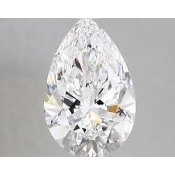 Diament laboratoryjny bezbarwny szlif gruszkowy, 2.23ct, VVS2, D, IGI LG649432270