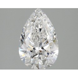 Diament laboratoryjny bezbarwny szlif gruszkowy, 1.53ct, VVS2, D, IGI LG692515429