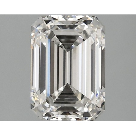 Diament laboratoryjny bezbarwny szlif szmaragdowy, 2.1ct, VVS2, F, IGI LG735539697