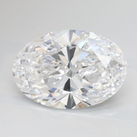 Diament laboratoryjny bezbarwny szlif owalny, 2.07ct, VVS1, D, IGI LG742507061
