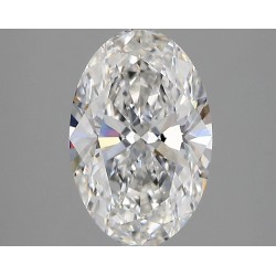 Diament laboratoryjny bezbarwny szlif owalny, 2.24ct, VVS2, E, IGI LG743514044