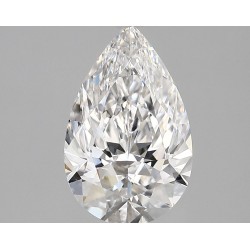 Diament laboratoryjny bezbarwny szlif gruszkowy, 2.23ct, VVS2, D, IGI LG735570177