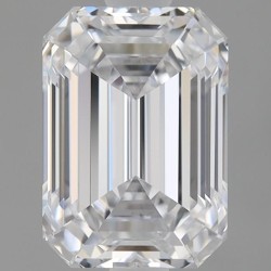 Diament laboratoryjny bezbarwny szlif szmaragdowy, 0.97ct, VVS1, D, IGI LG632487640