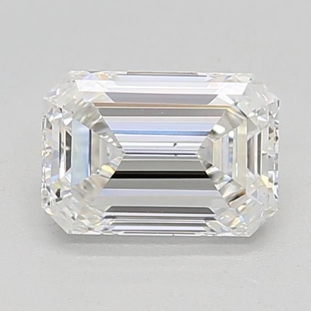 Diament laboratoryjny bezbarwny szlif szmaragdowy, 1.48ct, VVS2, E, IGI LG639489515