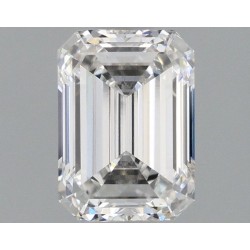 Diament laboratoryjny bezbarwny szlif szmaragdowy, 1.52ct, VVS2, E, IGI LG669477130
