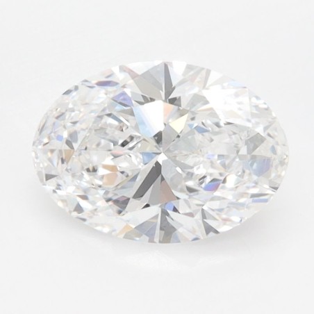 Diament laboratoryjny bezbarwny szlif owalny, 1.51ct, VVS1, D, IGI LG727587290
