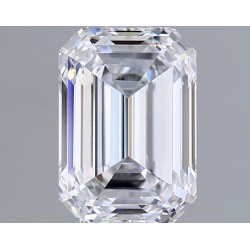 Diament laboratoryjny bezbarwny szlif szmaragdowy, 1.79ct, VVS2, E, IGI LG722552746