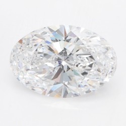 Diament laboratoryjny bezbarwny szlif owalny, 2.76ct, VVS1, D, IGI LG727587273