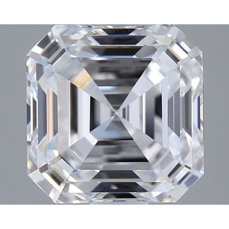 Diament laboratoryjny bezbarwny Asscher, 1.32ct, VVS1, D, IGI LG722552739