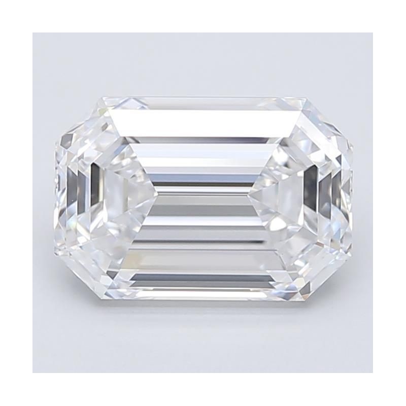 Diament laboratoryjny bezbarwny szlif szmaragdowy, 2.09ct, VVS1, D, GIA 1508631522