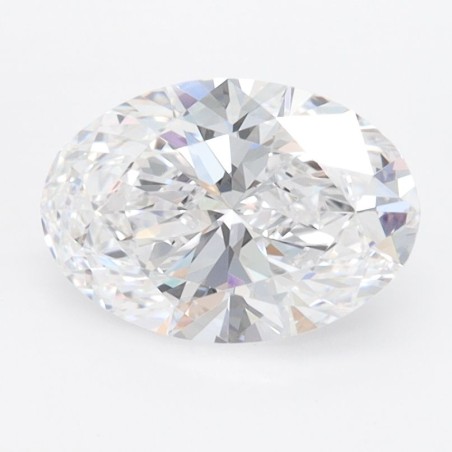 Diament laboratoryjny bezbarwny szlif owalny, 1.57ct, VVS1, D, IGI LG700514477