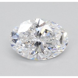 Diament laboratoryjny bezbarwny szlif owalny, 1.03ct, VVS2, D, IGI LG591331465
