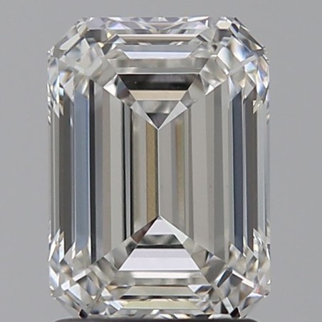 Diament laboratoryjny bezbarwny szlif szmaragdowy, 2.04ct, VVS2, F, IGI LG729574918