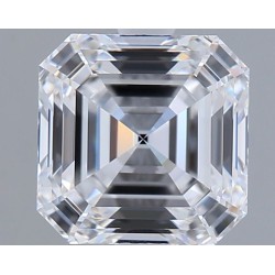 Diament laboratoryjny bezbarwny Asscher, 2.01ct, VVS2, D, GIA 5523860330