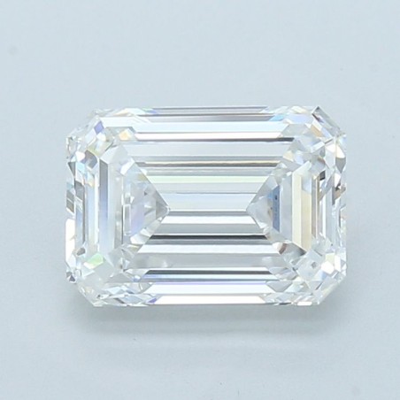 Diament laboratoryjny bezbarwny szlif szmaragdowy, 3ct, VVS1, E, IGI LG735578045