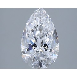Diament laboratoryjny bezbarwny szlif gruszkowy, 2.0ct, VVS2, D, IGI LG719506037