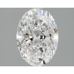Diament laboratoryjny bezbarwny szlif owalny, 1.59ct, VVS2, D, IGI LG715505030