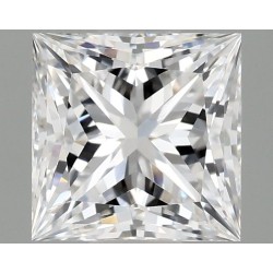Diament laboratoryjny bezbarwny szlif princess, 1.07ct, VVS2, D, IGI LG713597525