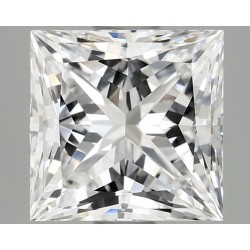 Diament laboratoryjny bezbarwny szlif princess, 1.08ct, VVS2, D, IGI LG702548147