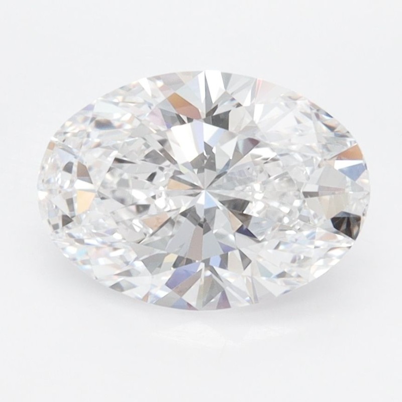 Diament laboratoryjny bezbarwny szlif owalny, 2.01ct, VVS1, D, IGI LG727560724