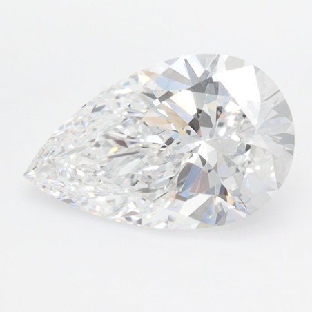 Diament laboratoryjny bezbarwny szlif gruszkowy, 1.54ct, VVS1, D, IGI LG728538607