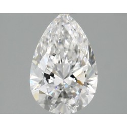 Diament laboratoryjny bezbarwny szlif gruszkowy, 1.58ct, VVS2, D, IGI LG711505883