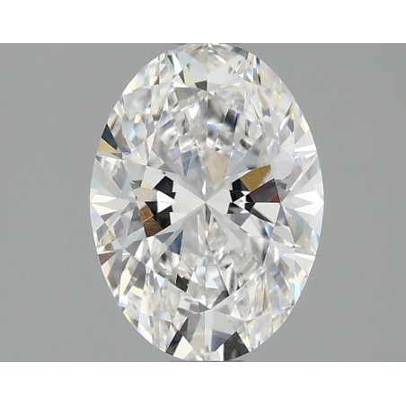 Diament laboratoryjny bezbarwny szlif owalny, 1.57ct, VVS2, D, IGI LG674533190