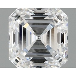 Diament laboratoryjny bezbarwny szlif szmaragdowy kwadratowy, 1.1ct, VVS2, D, IGI LG691541978