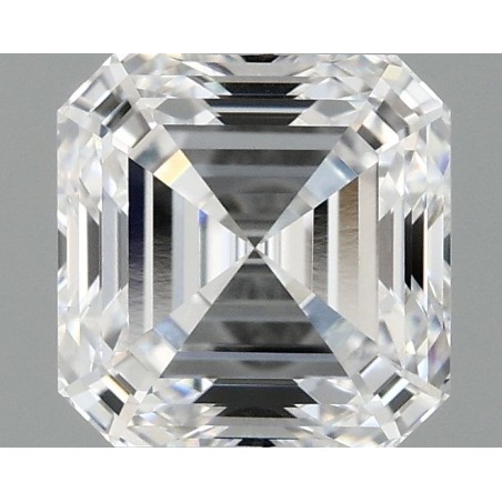 Diament laboratoryjny bezbarwny szlif szmaragdowy kwadratowy, 1.1ct, VVS2, D, IGI LG691541978