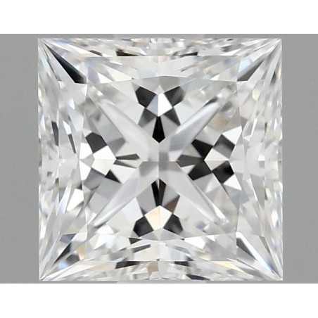 Diament laboratoryjny bezbarwny szlif princess, 1.08ct, VVS2, D, IGI LG702550188