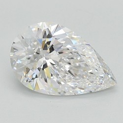 Diament laboratoryjny bezbarwny szlif gruszkowy, 2.07ct, VVS2, D, GIA 1498785976
