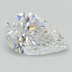 Diament laboratoryjny bezbarwny szlif gruszkowy, 2.07ct, VVS2, D, GIA 3495786011