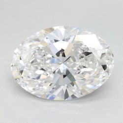 Diament laboratoryjny bezbarwny szlif owalny, 2.07ct, VVS1, D, IGI LG680525432