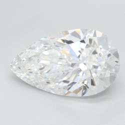 Diament laboratoryjny bezbarwny szlif gruszkowy, 2.11ct, VVS1, D, IGI LG680525441