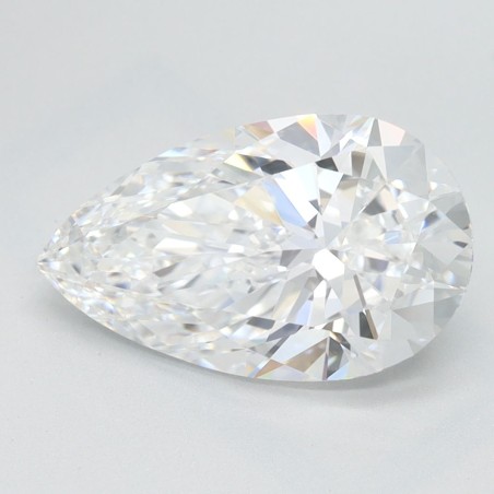 Diament laboratoryjny bezbarwny szlif gruszkowy, 2.11ct, VVS1, D, IGI LG680525441