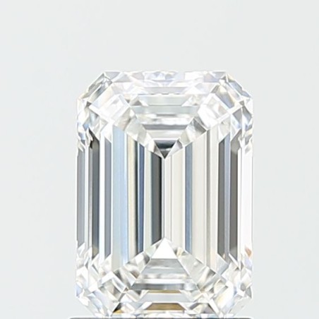 Diament laboratoryjny bezbarwny szlif szmaragdowy, 1.59ct, VVS2, E, IGI LG630457046